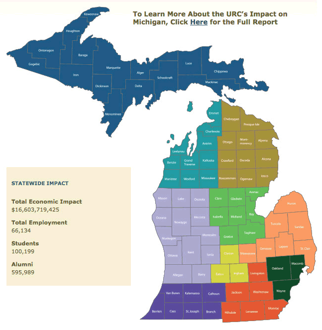 2013 Economic Impact interactive map