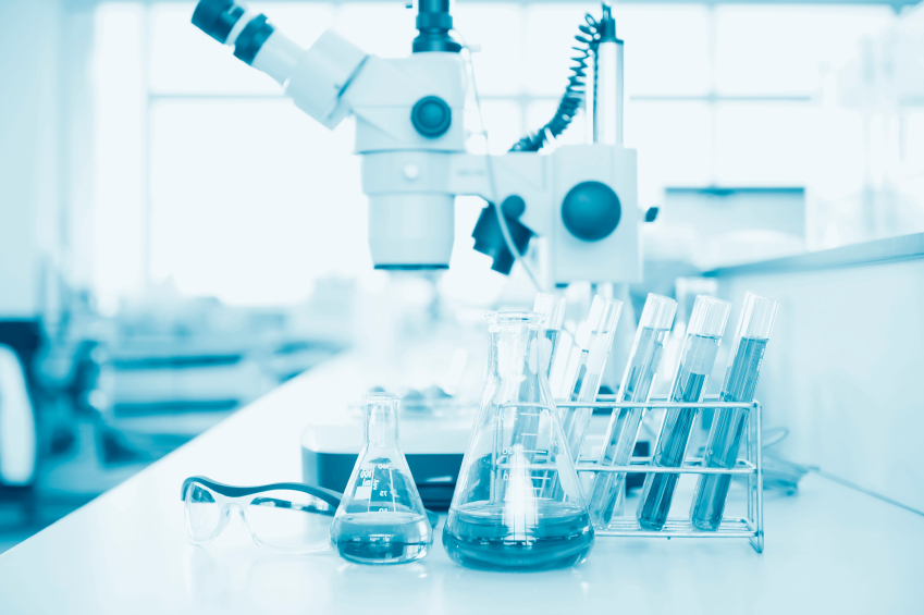 A science laboratory. (stock image)