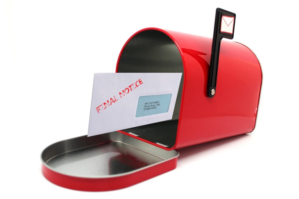 An eviction notice in a mailbox. Image credit: Image credit: Tumisu, Pixabay.com