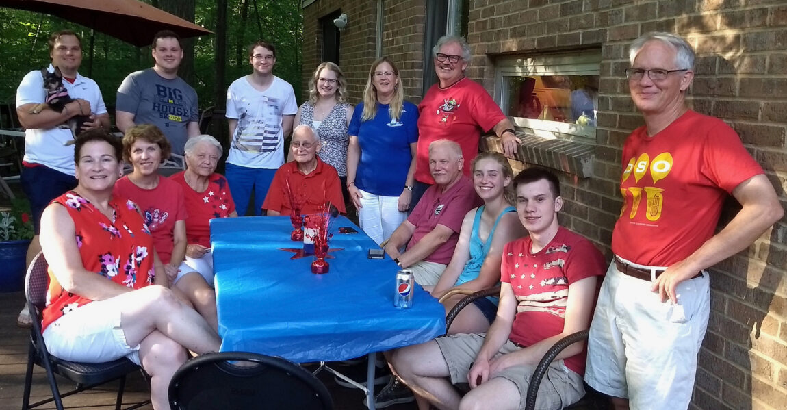 Members of the Balogh family are pictured at a family gathering. (Photo courtesy of the Balogh family)