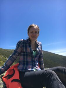 University of Michigan evolutionary biologist Marketa Zimova, lead author of the new Journal of Animal Ecology paper. Image courtesy: Marketa Zimova
