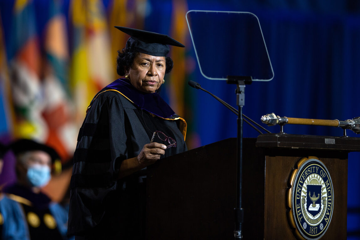 Commencement speaker Ruth Simmons