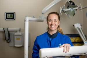 Kelly Chick, who recently graduated from the U-M Dental School and served as a V4V volunteer for four years, devoted herself to making sure that the veterans treated had a better quality of life.
