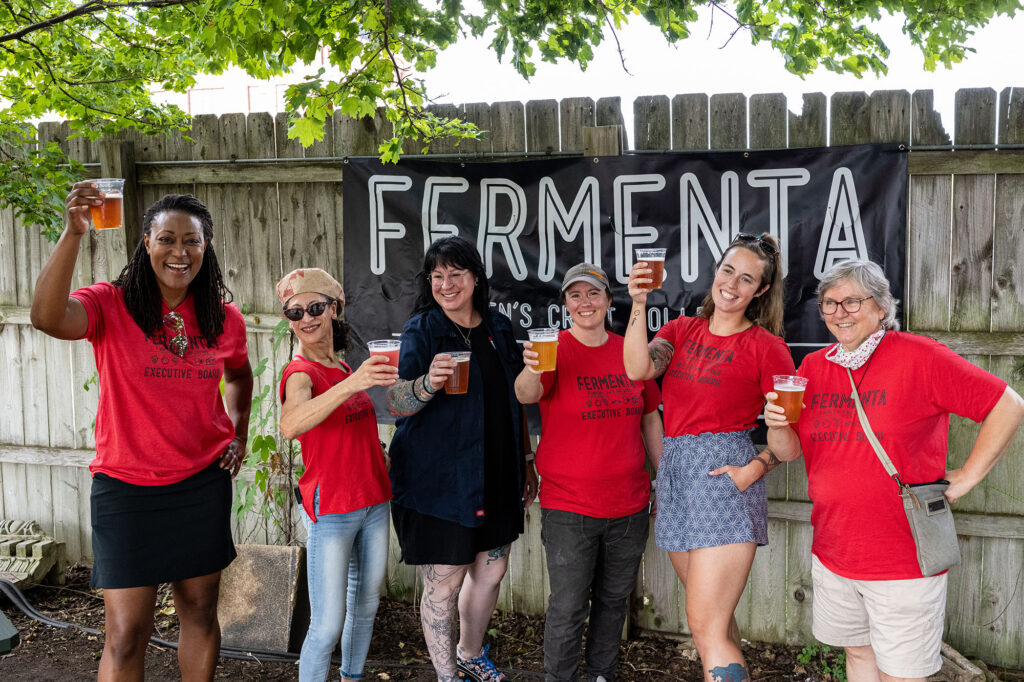 Fermenta, was co-founded by Pauline Knighton-Prueter, a 2012 graduate of U-M, after she realized how few women were represented in the brewing and spirits field and started the advocacy group with two experienced brewers. Image credit: Eric Bronson, Michigan Photography