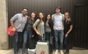 The study team in Mexico City, June 2019. From left to right, David Palma, Paloma Contreas, Elizabeth F.S. Roberts, Ana Bernal Garcia, Ernesto Martinez, Alyssa Huberts. Image courtesy:&nbsp;Research Center for Group Dynamics
