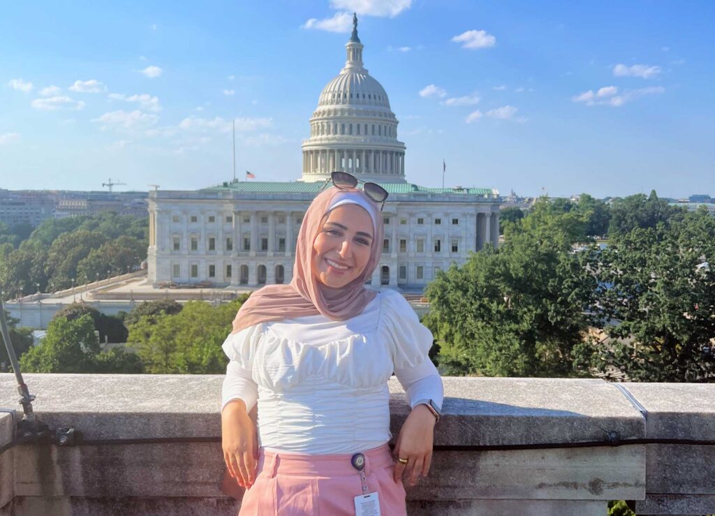 Yasmine Elkharssa at Capitol Hill