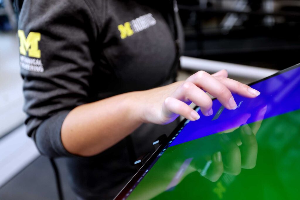 Two assistance profiles selected based on previous data. The user chooses one, and it presents another for comparison. Image credit: Brenda Ahearn, Michigan Engineering