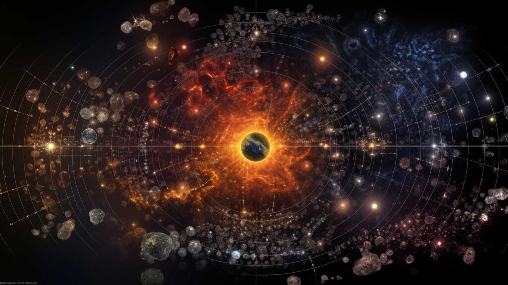 Concept illustration of extreme conditions in space. Image credit: Nicole Smith, made with Midjourney
