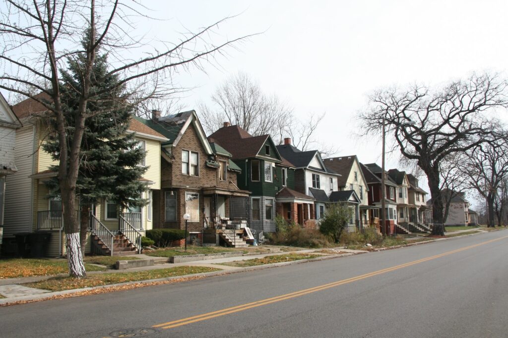 Photographs from the Island View neighborhood. Image credit: Michigan State Historic Preservation Office