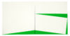 Carmen Herrera, "Blanco y Verde", 1960, acrylic on canvas, 48 × 96 inches overall, Smithsonian American Art Museum, Washington, DC, Museum purchase through the Luisita L. and Franz H. Denghausen Endowment, 2011.27A–B. Image courtesy Lisson Gallery, © Estate of Carmen Herrera