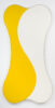 Leon Polk Smith, "Yellow White Sun 1959", 1958–59, oil on canvas, 78 × 38 inches, Blanton Museum of Art, the University of Texas at Austin, Gift of the Leon Polk Smith Foundation, 2017.20. Image courtesy Blanton Museum of Art, photo: Taryn Mills, © Leon Polk Smith Foundation