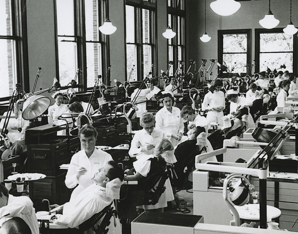 Dental hygienists from the 1950s