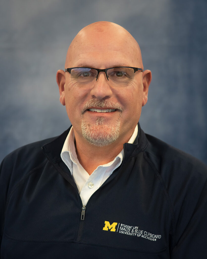 Keith Soster, director of student engagement and sustainability at Michigan Dining, teaches about 20 etiquette sessions a year. 