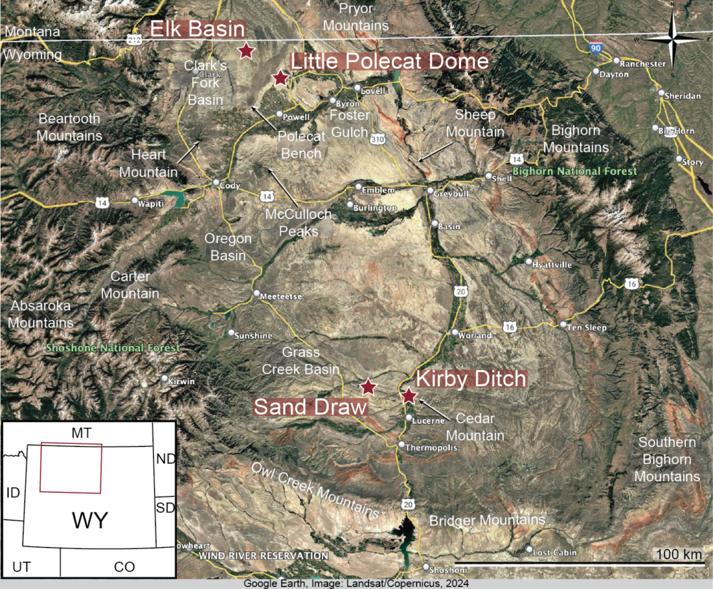 Luke Weaver and his coauthors examined several locations throughout the western United States to investigate the sudden change in geologic layers before and after dinosaurs became extinct. Image credit: Luke Weaver/University of Michigan