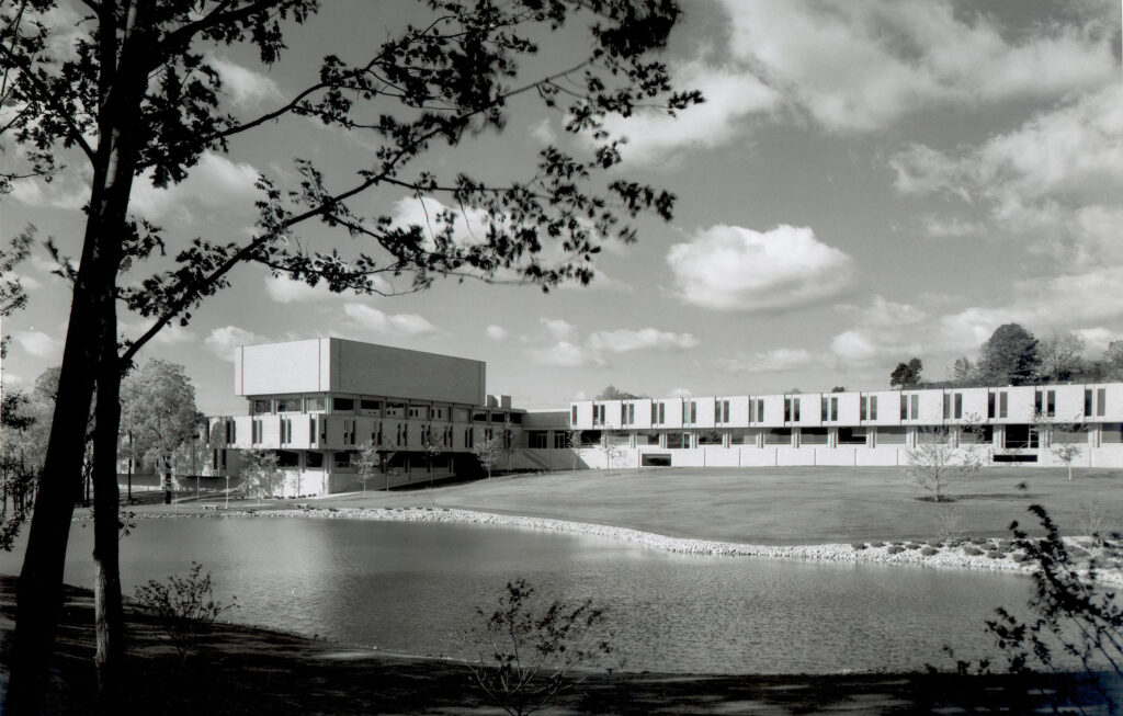 The School of Music Building, shown in 1964