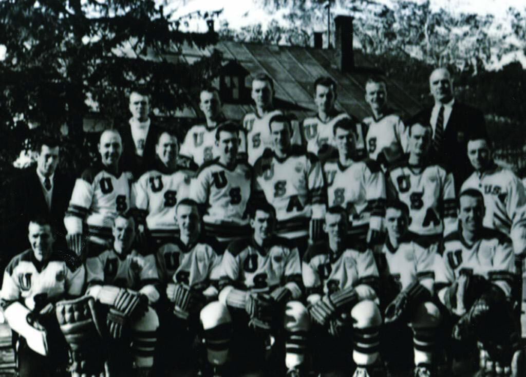 Team USA men's ice hockey team in 1956