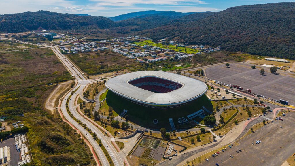 Akron Stadium, a venue for the 2026 FIFA World Cup, is located in the municipality of Zapopan in the Guadalajara metropolitan area of Jalisco, Mexico. Image credit: Adobe Stock