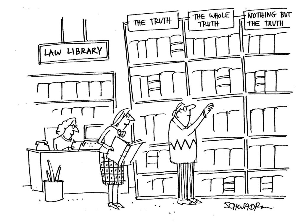 A cartoon by Harley Schwadron