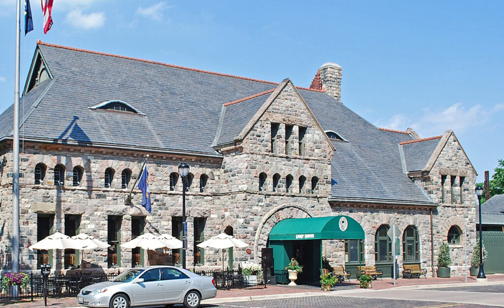 The Ann Arbor train station at 401 Depot St., as it appears now as the Gandy Dancer restaurant.