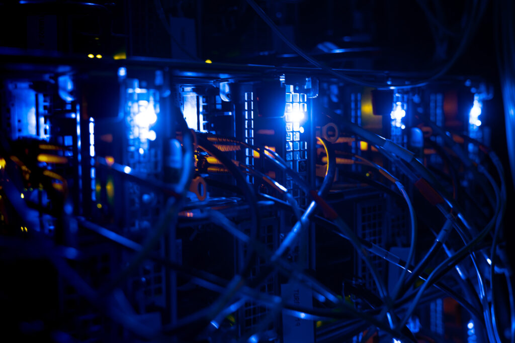 Computing equipment inside the MACC data center