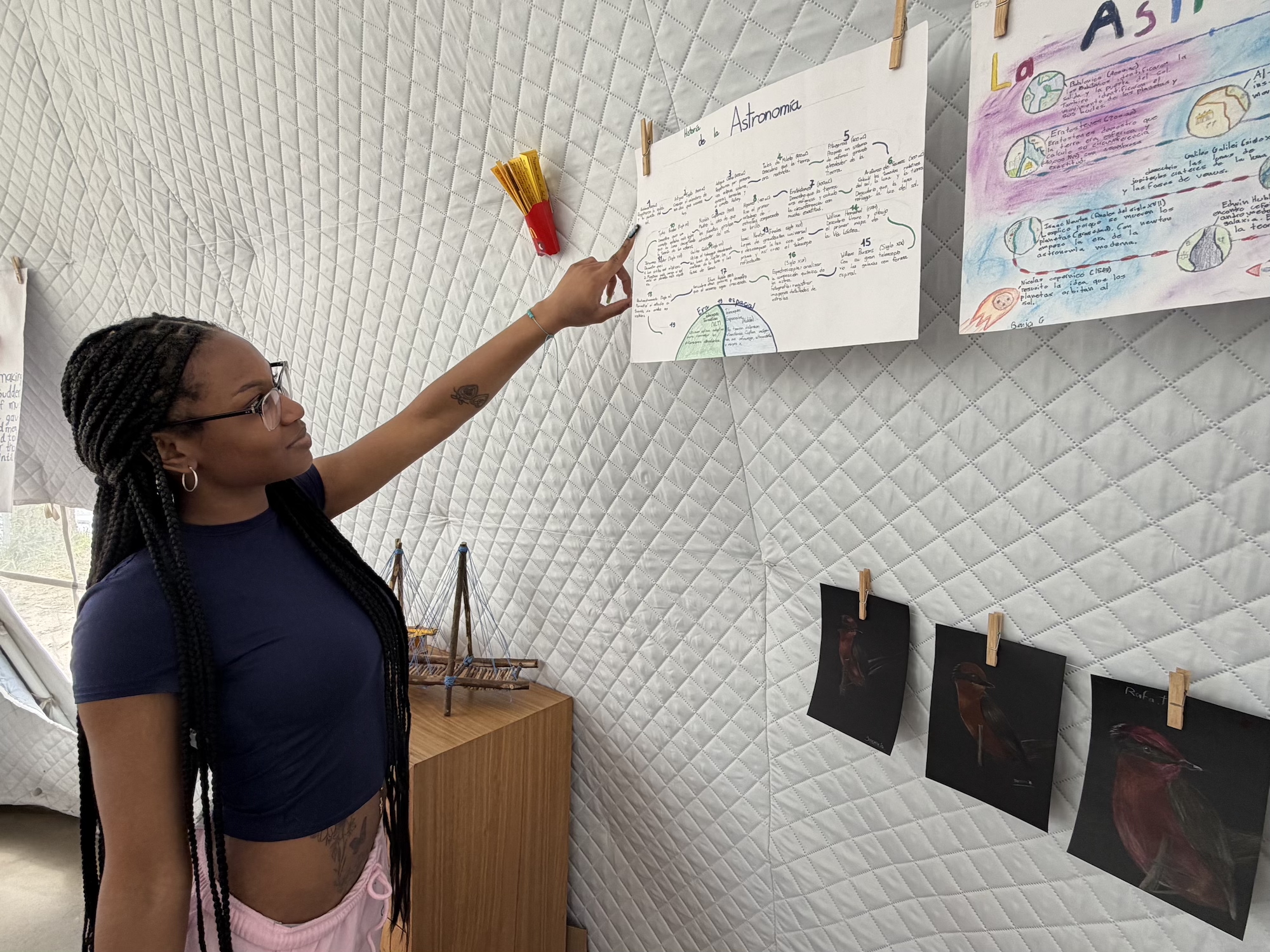 U-M students visit private schools in Quito.