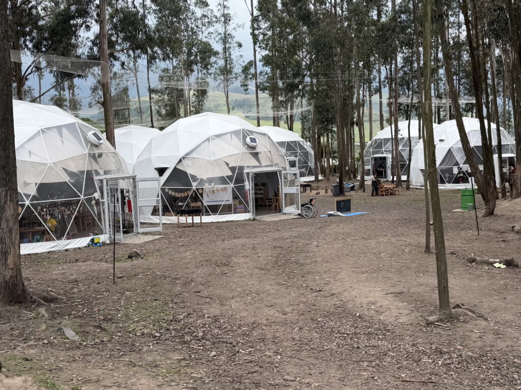 U-M students visit private schools in Quito.