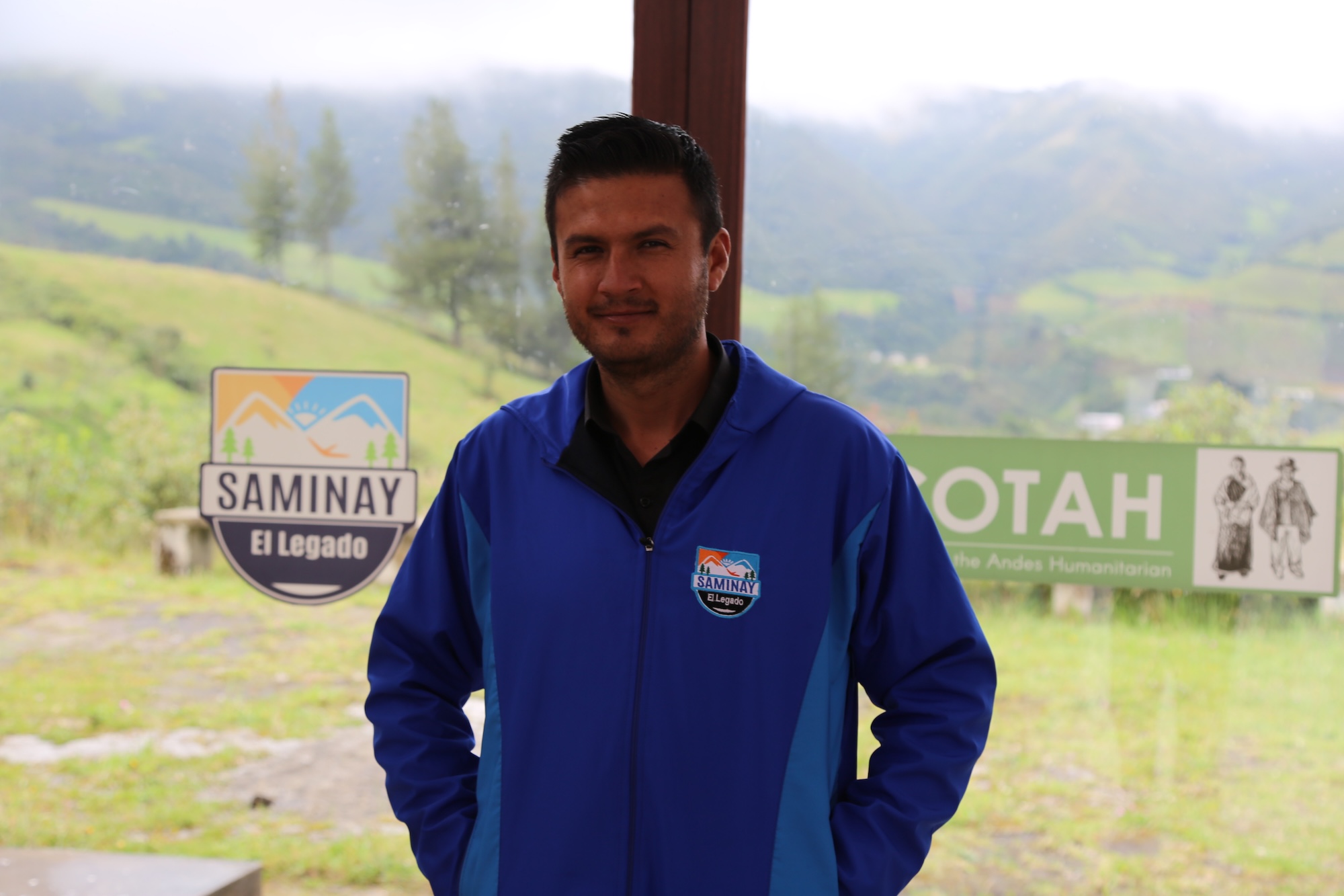 Jorge Fuentes, principal at the local school, Saminay-El Legado.