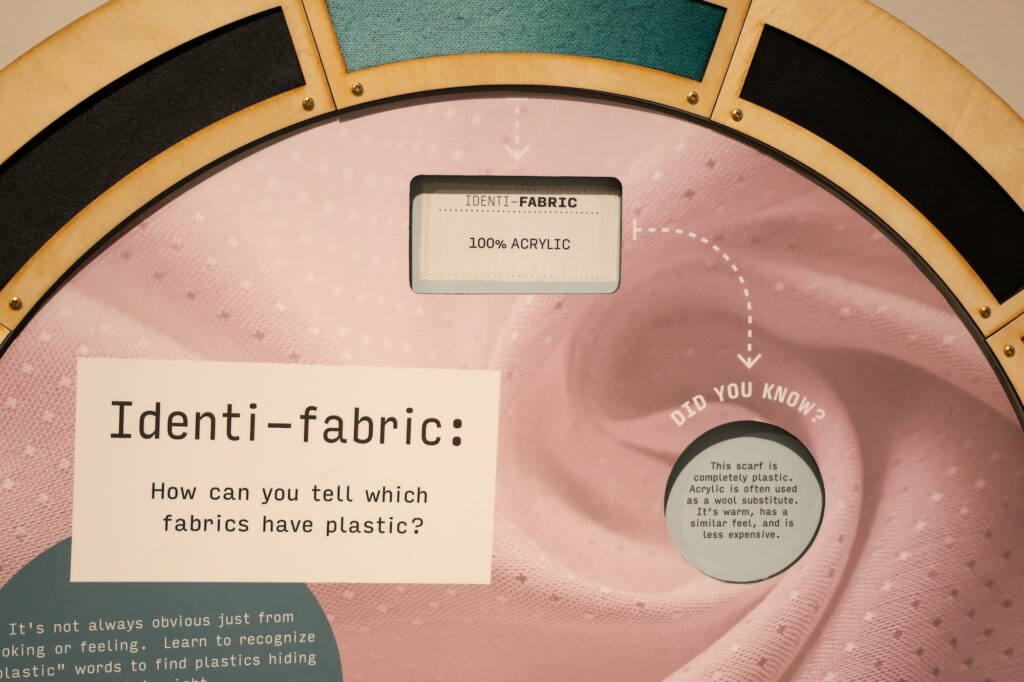 Display from the All the Plastic You Cannot See exhibit at University of Michigan Museum of Natural History. Image credit: Jeremy Marble, University of Michigan News